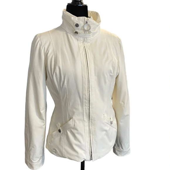 Erin Snow Off White Ski Snowboarding Jacket - Picture 11 of 11